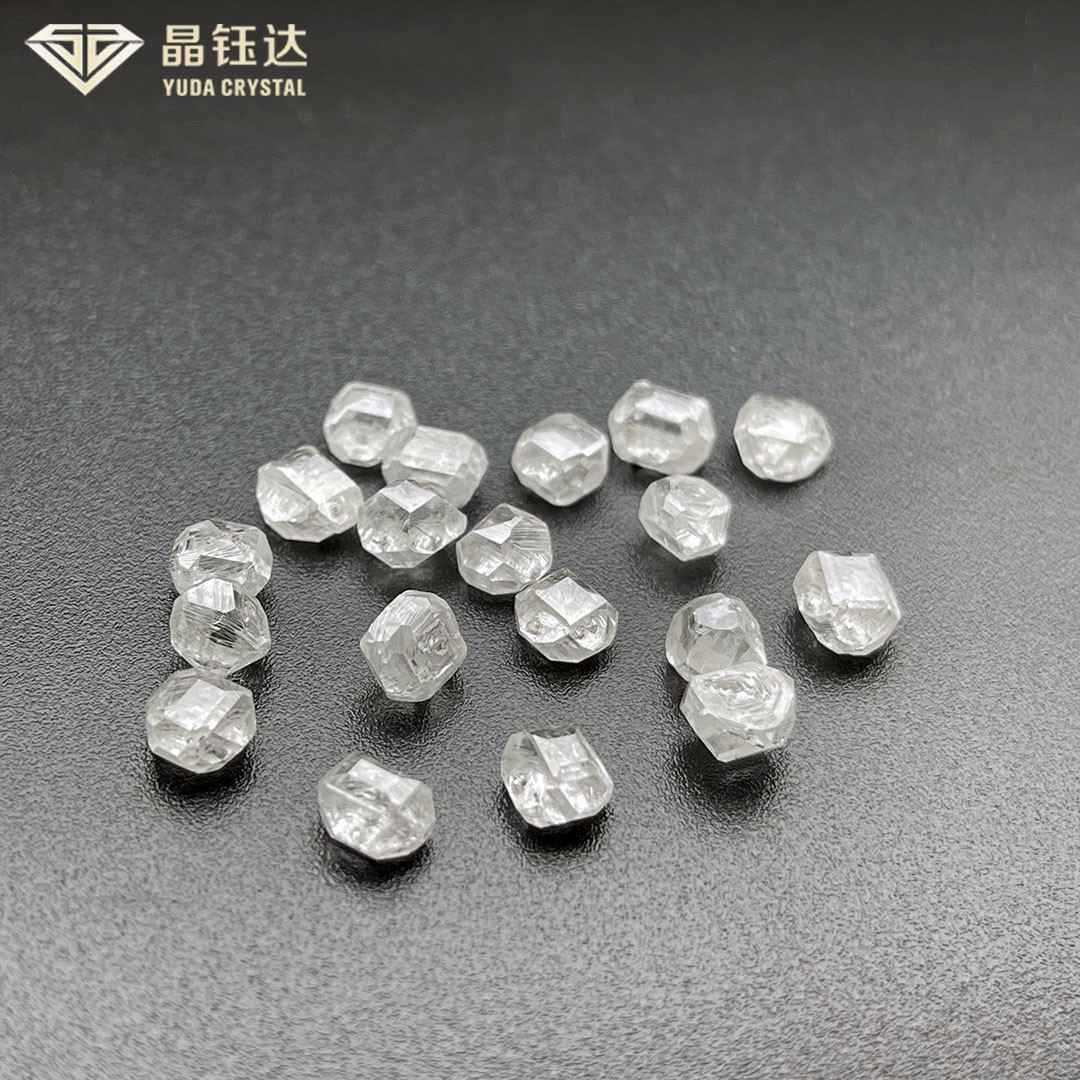Białe diamenty HPHT Rough Lab Grown Diamonds Loose Lab Diamonds od 0