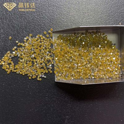 1,0 mm do 4,0 mm Monokrystaliczne diamenty HPHT Żółte wysokociśnieniowe wysokotemperaturowe