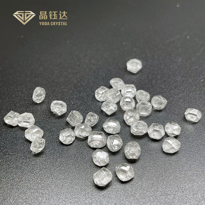 Yuda Crystal 3.0 - 4.0 ct Biały VVS VS HPHT Brutalne niecięte diamenty Sztuczne diamenty stworzone w laboratorium