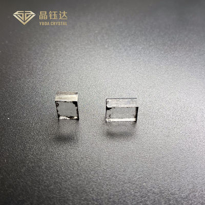 Prostokątne szorstkie diamenty CVD kolor 8,0 9,0 karatów GHI na pierścionek zaręczynowy