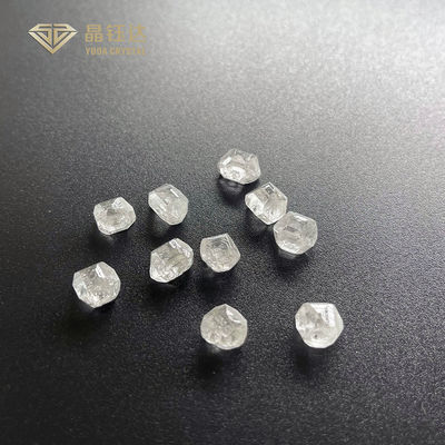SI1 SI2 HPHT Syntetyczny szorstki diament 6 karatów 6,5 karatów 7 karatów