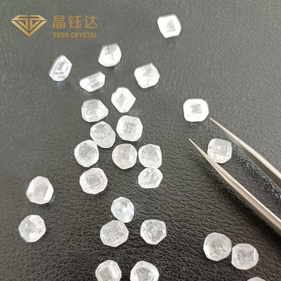 Nieoszlifowane diamenty stworzone przez człowieka 1.0ct 2.0ct 3.0ct polerowane okrągłe brylantowe szlify