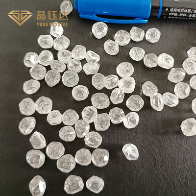 Okrągły kształt Lab Grown Diamonds Stone HPHT Uncut Rough VVS Clarity Diamonds
