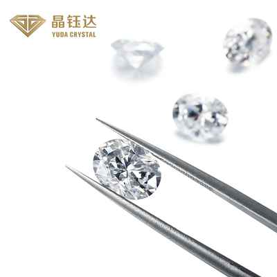 Owalne brylantowe szlify 3,0-karatowe HPHT CVD IGI Certified Lab Grown Diamonds na pierścionek z brylantem