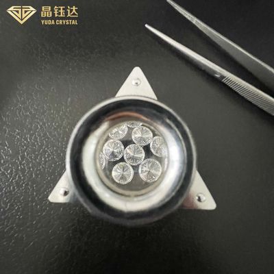 7.0ct 8.0ct HPHT Diamenty wyhodowane w laboratorium DEF prostokątny Kolor dla diamentów owalnych