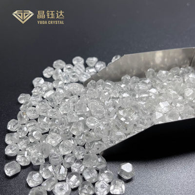 Yuda Crystal 3.0 - 4.0 ct Biały VVS VS HPHT Brutalne niecięte diamenty Sztuczne diamenty stworzone w laboratorium