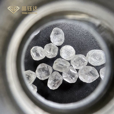 Yuda Crystal 3.0 - 4.0 ct Biały VVS VS HPHT Brutalne niecięte diamenty Sztuczne diamenty stworzone w laboratorium
