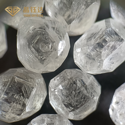 Okrągły HPHT Diamenty surowe 8.0ct Diamenty uprawiane w laboratorium Biały kolor VVS VS