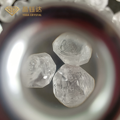 Okrągły HPHT Diamenty surowe 8.0ct Diamenty uprawiane w laboratorium Biały kolor VVS VS
