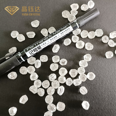 1.0 1,5 karata Lab Grown Rough Diamonds HPHT Rough Uncut White Diamond For Rings