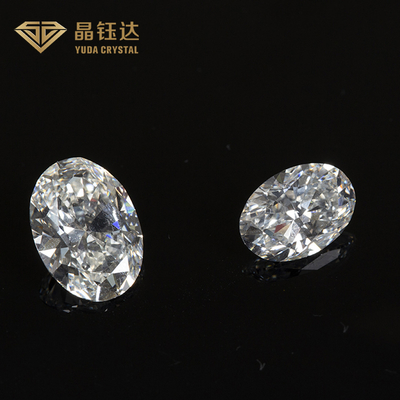 1.0 do 2.0ct HPHT Gia Diament Lab Wychowany Biały Owalny Formularz LuźnyFancy Cut